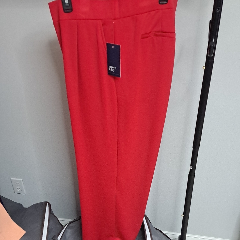 Crown & Ivy Vibrant Red Apparel